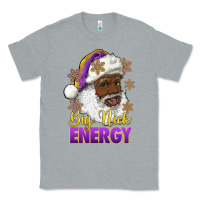 Heather Grey big nick energy purple and gold afro santa Classic Tee - RanaPortraitStore