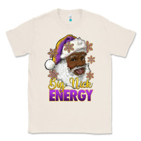 Natural big nick energy purple and gold afro santa Classic Tee - RanaPortraitStore