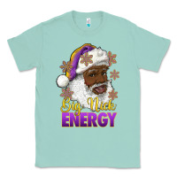 Seafoam big nick energy purple and gold afro santa Classic Tee - RanaPortraitStore