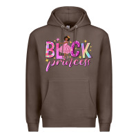 Coffee black princess black girl Premium Hoodie - NancyCooperArtShop