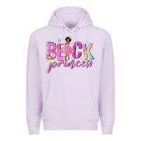 Lilac black princess black girl Premium Hoodie - NancyCooperArtShop