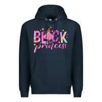 Navy black princess black girl Premium Hoodie - NancyCooperArtShop