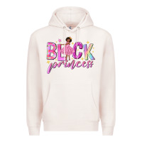 Pale Pink black princess black girl Premium Hoodie - NancyCooperArtShop