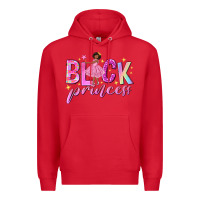 Red black princess black girl Premium Hoodie - NancyCooperArtShop