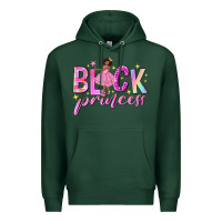Sports Green black princess black girl Premium Hoodie - NancyCooperArtShop