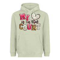 Matcha my heart is on that court volleyball Heavyweight Hoodie - Zillion Design Studio
