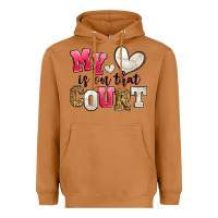 Meerkat my heart is on that court volleyball Heavyweight Hoodie - Zillion Design Studio