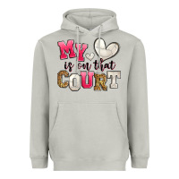 Moon Dust my heart is on that court volleyball Heavyweight Hoodie - Zillion Design Studio