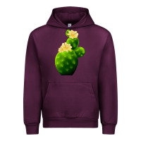 Mauve Wine texas cactus Urban Hoodie - LillyAllenDesigns