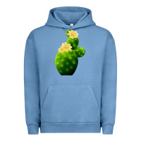 Pigment Pebble Blue texas cactus Urban Hoodie - LillyAllenDesigns