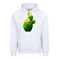 White texas cactus Urban Hoodie - LillyAllenDesigns
