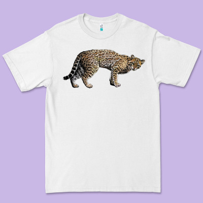Ocelot Premium Tee Designed By Lillyallendesigns