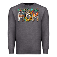 Charcoal Heather world is best mom Premium Sweatshirt - RacoonDesign