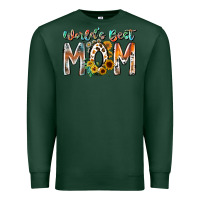 Sports Green world is best mom Premium Sweatshirt - RacoonDesign