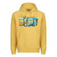 Antique Gold hanukkah coffee Premium Hoodie - Jasminsmagicworld