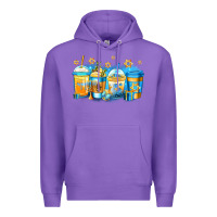 Purple hanukkah coffee Premium Hoodie - Jasminsmagicworld