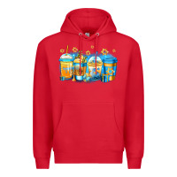 Red hanukkah coffee Premium Hoodie - Jasminsmagicworld