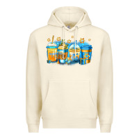 Sandshell hanukkah coffee Premium Hoodie - Jasminsmagicworld