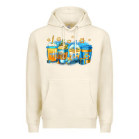 Tofu hanukkah coffee Premium Hoodie - Jasminsmagicworld