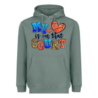 Sage my heart is on that court basketball Heavyweight Hoodie - Zillion Design Studio