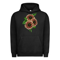Pigment Black strawberry blonde sunflower Urban Hoodie - LillyAllenDesigns