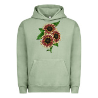 Pigment Oil Green strawberry blonde sunflower Urban Hoodie - LillyAllenDesigns