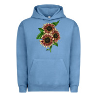 Strawberry Blonde Sunflower Urban Hoodie | Teevron