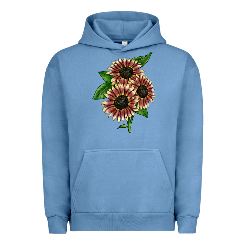 Strawberry Blonde Sunflower Urban Hoodie by LillyAllenDesigns | Teevron