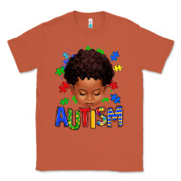 Copper autism afro kid full face Classic Tee - texasbilliewilder