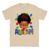 Mushroom autism afro kid full face Classic Tee - texasbilliewilder