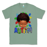 Sage autism afro kid full face Classic Tee - texasbilliewilder