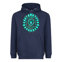 Navy gemstone jewelry Heavyweight Hoodie - RanaPortraitStore