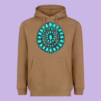 Gemstone Jewelry Heavyweight Hoodie Designed By Ranaportraitstore