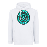 White gemstone jewelry Heavyweight Hoodie - RanaPortraitStore
