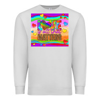 Dove Grey love is all that matters Premium Sweatshirt - HRA Design Shop