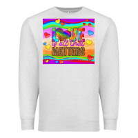 Oatmeal Heather love is all that matters Premium Sweatshirt - HRA Design Shop