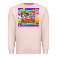 Pale Pink love is all that matters Premium Sweatshirt - HRA Design Shop