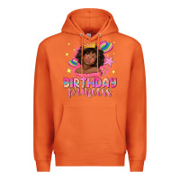 Carrot birthday princess with afro girl Premium Hoodie - NancyCooperArtShop