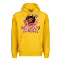 Lemon birthday princess with afro girl Premium Hoodie - NancyCooperArtShop