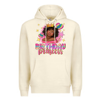 Sandshell birthday princess with afro girl Premium Hoodie - NancyCooperArtShop