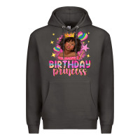Smoke birthday princess with afro girl Premium Hoodie - NancyCooperArtShop