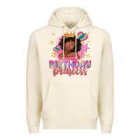 Tofu birthday princess with afro girl Premium Hoodie - NancyCooperArtShop