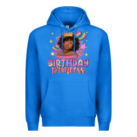 True Royal birthday princess with afro girl Premium Hoodie - NancyCooperArtShop