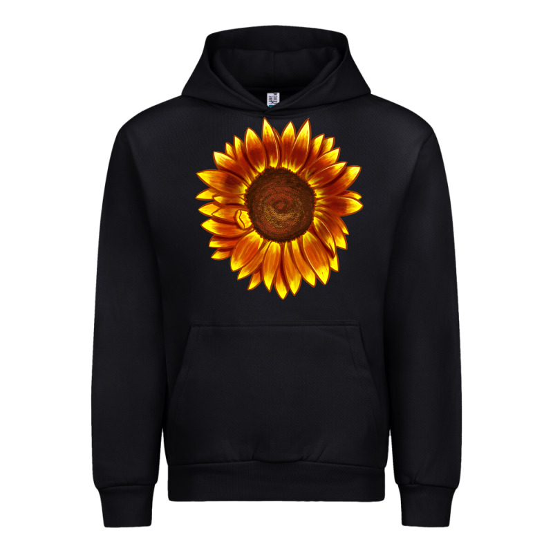 Tiger Eyes Sunflower Urban Hoodie by LillyAllenDesigns | Teevron