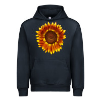 Navy tiger eyes sunflower Urban Hoodie - LillyAllenDesigns