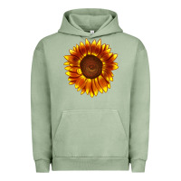 Pigment Oil Green tiger eyes sunflower Urban Hoodie - LillyAllenDesigns