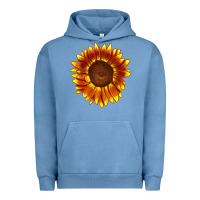 Pigment Pebble Blue tiger eyes sunflower Urban Hoodie - LillyAllenDesigns