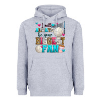 Heather Grey i will always be your biggest fan volleyball Heavyweight Hoodie - Zillion Design Studio