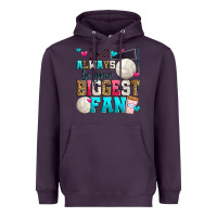 Plum i will always be your biggest fan volleyball Heavyweight Hoodie - Zillion Design Studio