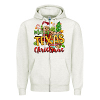 Merry Texas Christmas Zipper Hoodie | Teevron